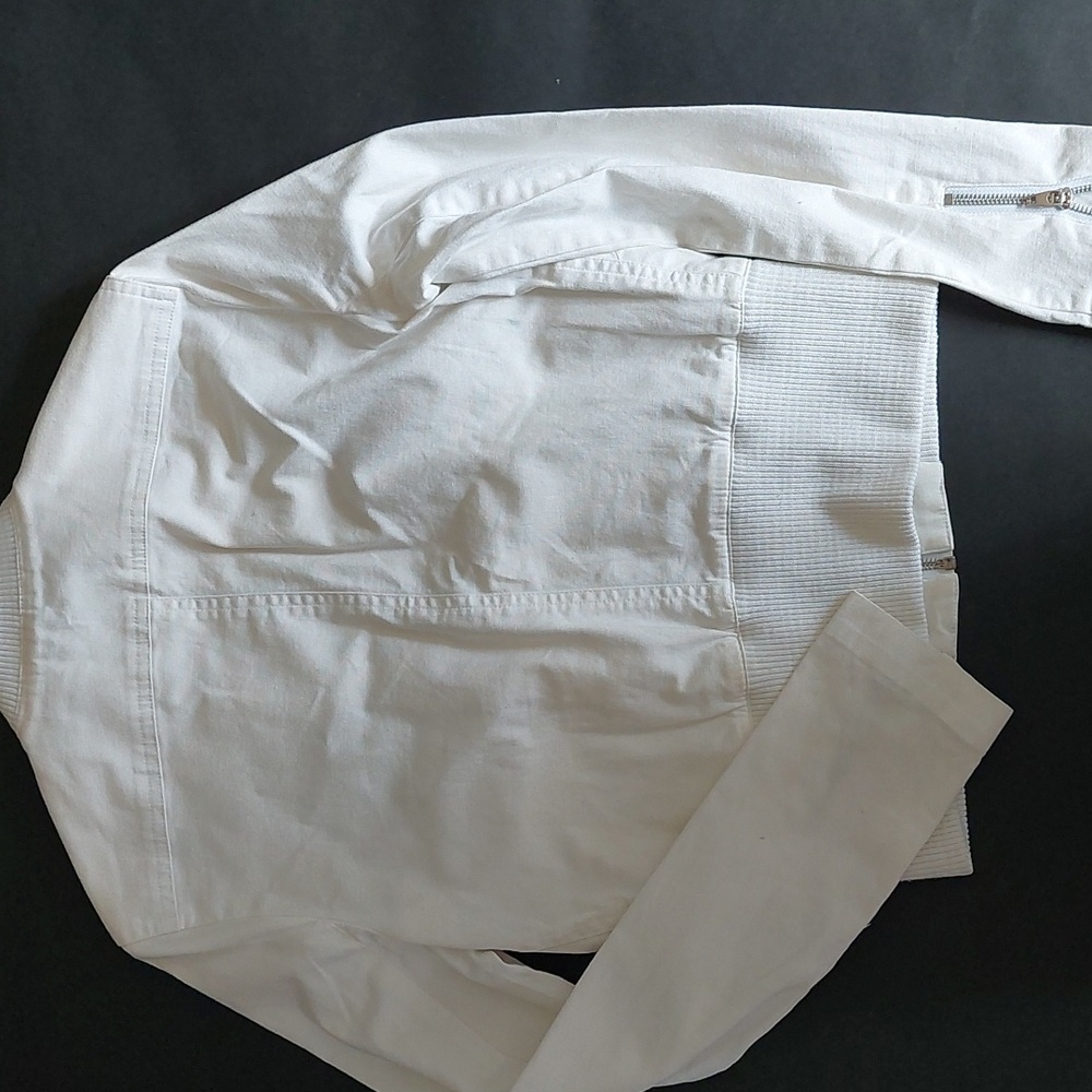 Vintage Bebe White Ribbed Jacket - Picture 4 of 4
